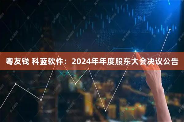 粤友钱 科蓝软件：2024年年度股东大会决议公告