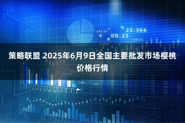 策略联盟 2025年6月9日全国主要批发市场樱桃价格行情