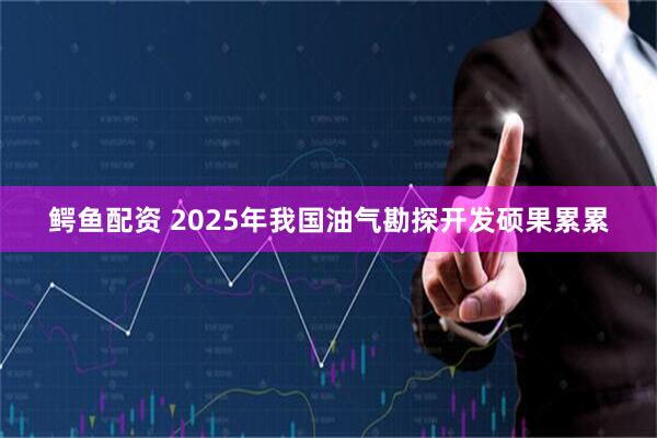 鳄鱼配资 2025年我国油气勘探开发硕果累累